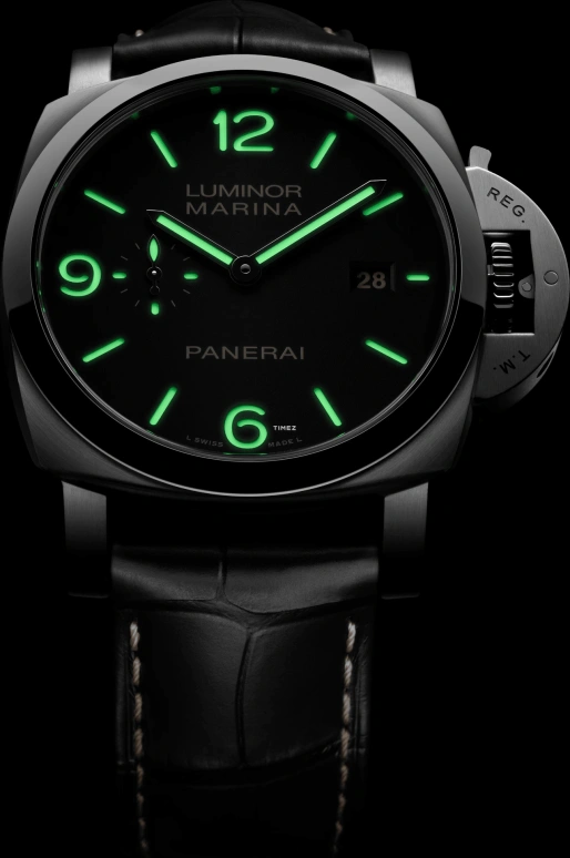 Panerai,Luminor 44mm,44mm,Stainless Steel,Black,Automatic,Day,72hours,PAM03312