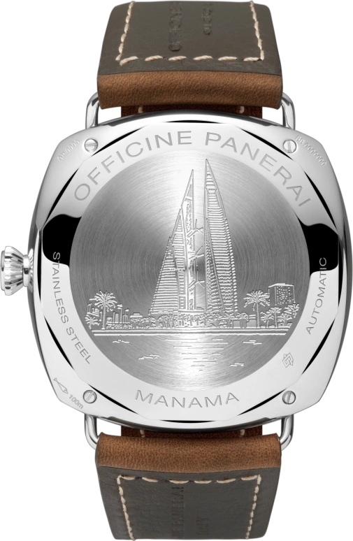 Panerai,Radiomir 47mm,47mm,Stainless Steel,Black,Automatic,Day,Power Reserve Indicator,Dule Time,Day / Night Indication,240hours,In-house Caliber,PAM00556