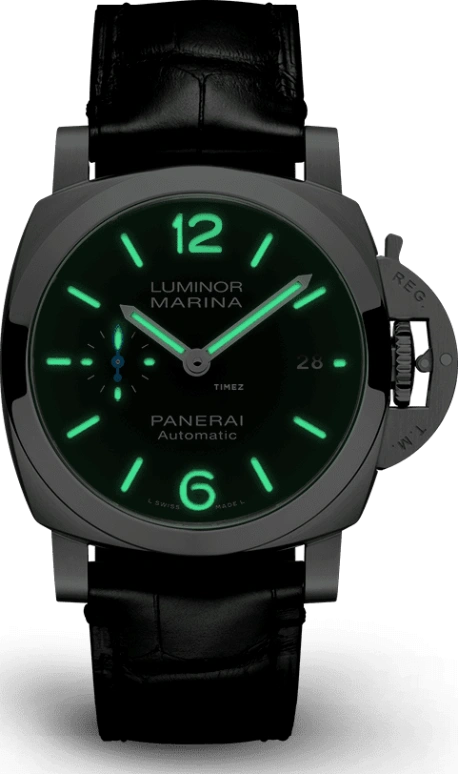 Panerai,Luminor 40mm,40mm,Stainless Steel,Black,Automatic,Date,72hours,PAM01272
