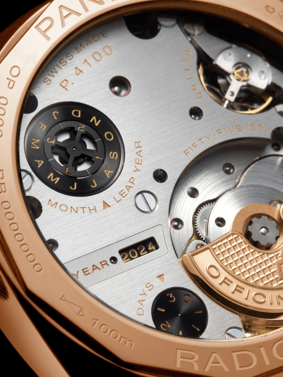 Panerai,Radiomir 45mm,45mm,Goldtech,White,Automatic,Perpetual Calendar,Leap Year,Month,Date,72hours,In-house Caliber,PAM01453