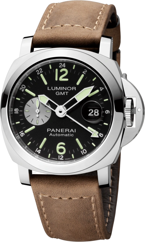 Panerai,Luminor 44mm,44mm,Stainless Steel,Black,Automatic,Date,50hours,PAM01088