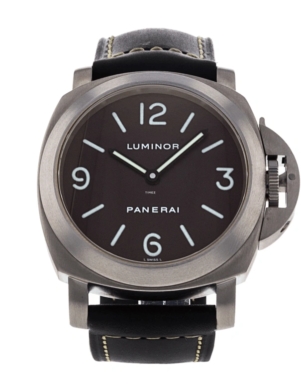 Panerai,Luminor 44mm,44mm,Titanium,Brown,Handwound,56hours,In-house Caliber,PAM00116