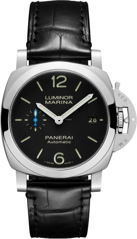 Panerai,Luminor 40mm,40mm,Stainless Steel,Black,Automatic,Date,72hours,PAM01272