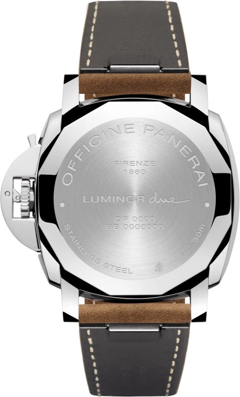 Panerai,Luminor Due 42mm,42mm,Stainless Steel,Grey,Automatic,Date,72hours,PAM00904