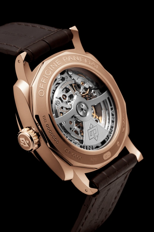 Panerai,Radiomir 1940 47mm,47mm,Goldtech,Brown,Automatic,Day,Power Reserve Indicator,Dule Time,Day / Night Indication,240hours,In-house Caliber,PAM00624