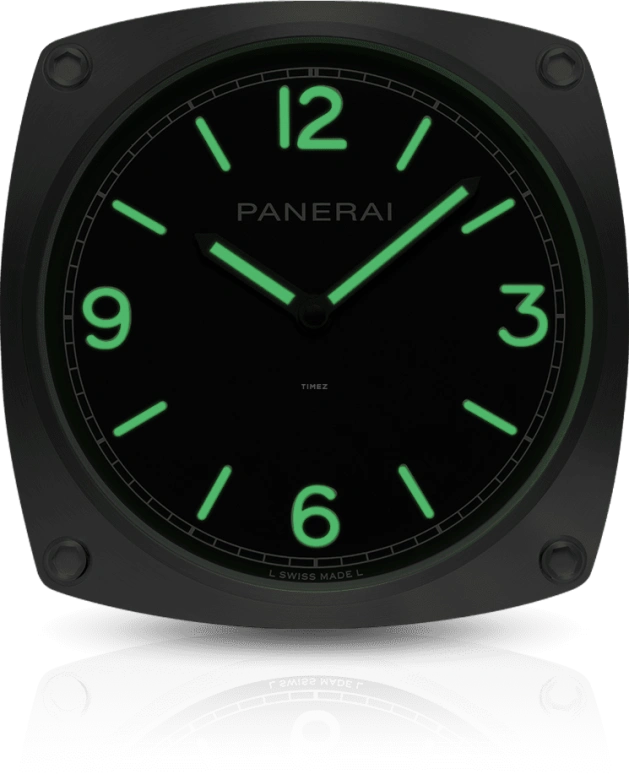 Panerai,Clocks & Instruments 200mm,200mm,Stainless Steel,Black,Mineral,Cushion,PAM00585