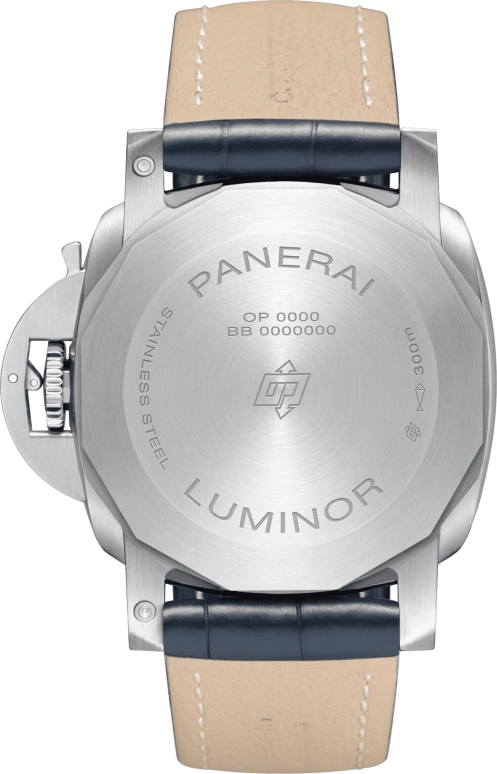 Panerai,Luminor 1950 44mm,44mm,Stainless Steel,Blue,Automatic,Date,72hours,PAM01313