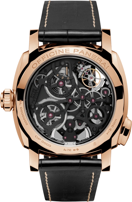 Panerai,Radiomir 1940 49mm,49mm,Red Gold,Skeleton,Handwound,Power Reserve Indicator,Tourbillon Escapement,Minute Repeater,PAM00600