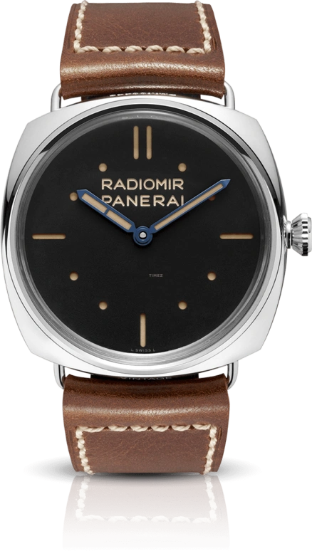 Panerai,Radiomir 47mm,47mm,Stainless Steel,Black,Handwound,72hours,In-house Caliber,PAM00449
