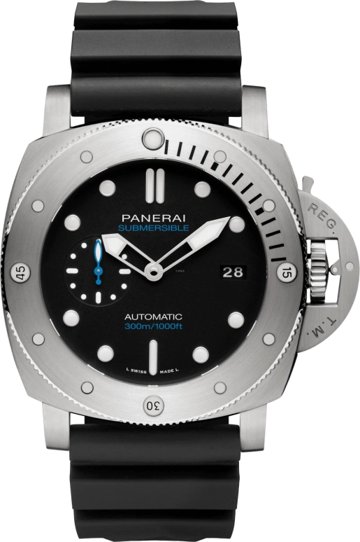 Panerai,Submersible 47mm,47mm,Titanium,Black,Automatic,Date,72hours,PAM01305