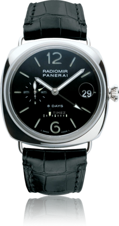 Panerai,Radiomir 45mm,45mm,White Gold,Black,Handwound,Date,Power Reserve Indicator,PAM00200