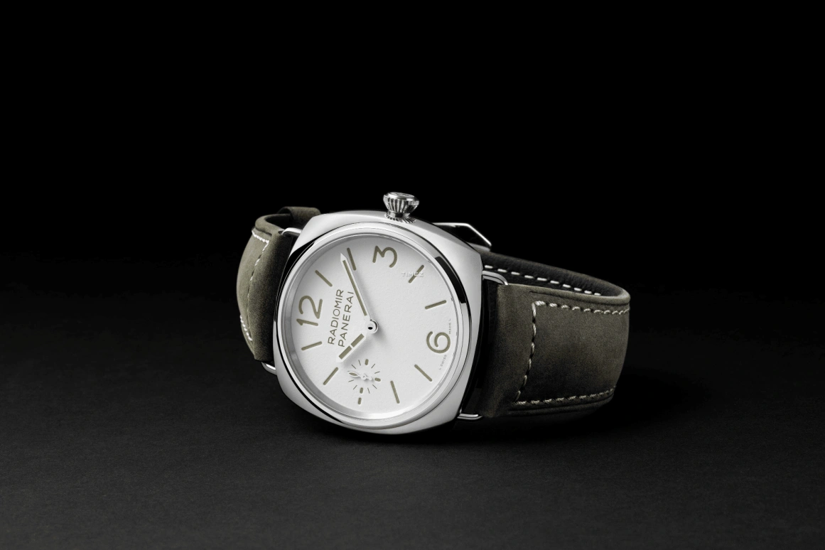 Panerai,Radiomir 45mm,45mm,Stainless Steel,White,Handwound,72hours,In-house Caliber,PAM01384
