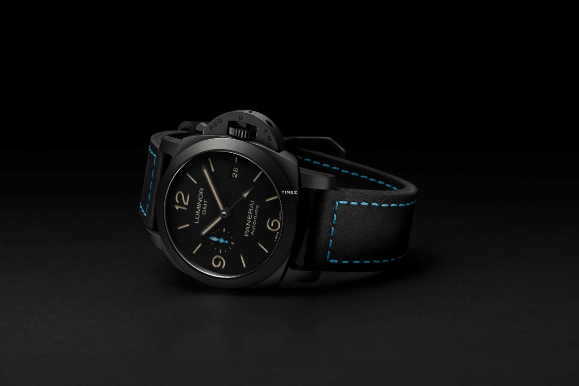 Panerai,Luminor 1950 44mm,44mm,Titanium,Ceramic,Black,Automatic,Day,Dule Time,PAM01441