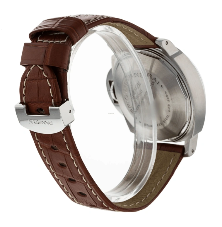Panerai,Luminor 40mm,40mm,Stainless Steel,Black,Automatic,Day,Dule Time,PAM00159
