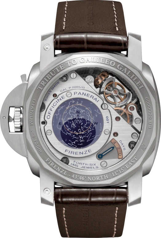Panerai,Luminor 1950 50mm,50mm,Titanium,Brown,Handwound,Month,Date,Power Reserve Indicator,Tourbillon Escapement,96hours,In-house Caliber,PAM36500