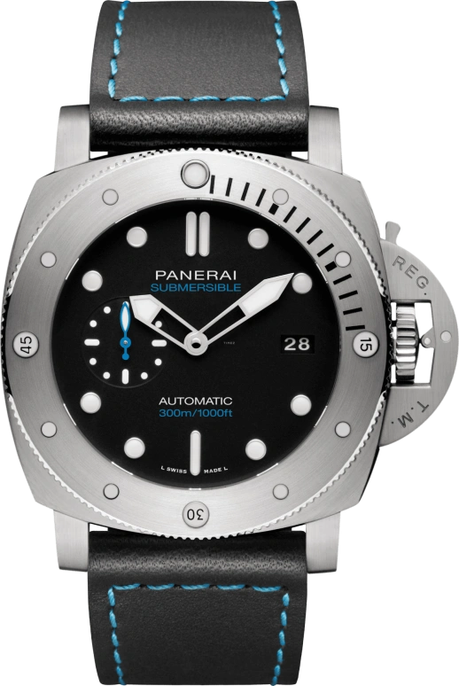 Panerai,Submersible 47mm,47mm,Titanium,Black,Automatic,Date,72hours,PAM01305