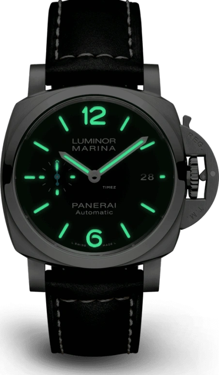 Panerai,Luminor 1950 42mm,42mm,Stainless Steel,Black,Automatic,Date,72hours,PAM02392