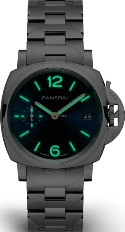 Panerai,Luminor Due 38mm,38mm,Stainless Steel,Blue,Automatic,Date,72hours,PAM01123