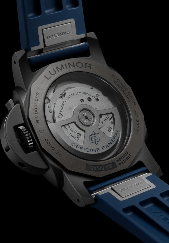 Panerai,Luminor 40mm,40mm,Ceramic,Blue,Automatic,Day,Dule Time,PAM01783