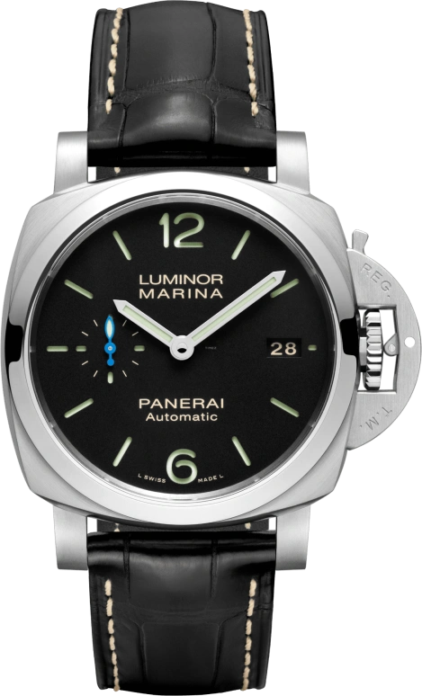 Panerai,Luminor 1950 42mm,42mm,Stainless Steel,Black,Automatic,Date,72hours,PAM01392
