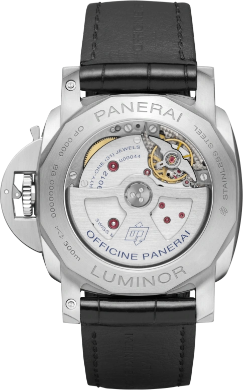 Panerai,Luminor 44mm,44mm,Stainless Steel,Black,Automatic,Day,Power Reserve Indicator,Dule Time,PAM01360