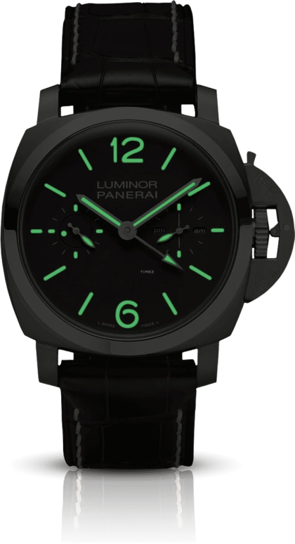 Panerai,Luminor 1950 47mm,47mm,Titanium,Black,Handwound,Power Reserve Indicator,Dule Time,Tourbillon,Day / Night Indication,144hours,In-house Caliber,PAM00306