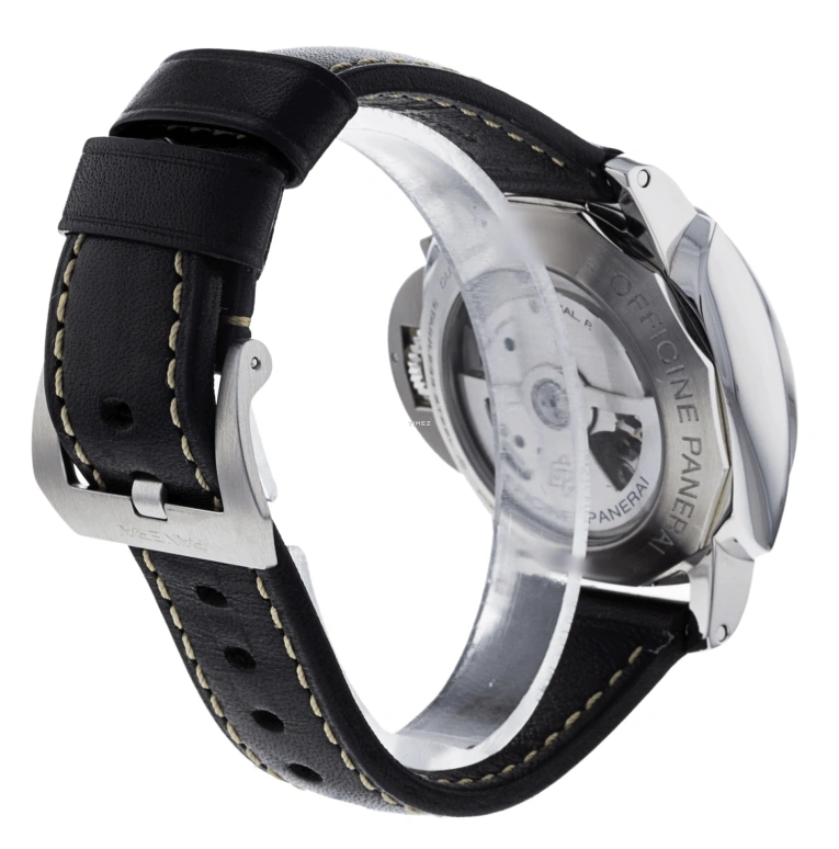 Panerai,Luminor 1950 44mm,44mm,Stainless Steel,Black,Automatic,Day,72hours,PAM00498