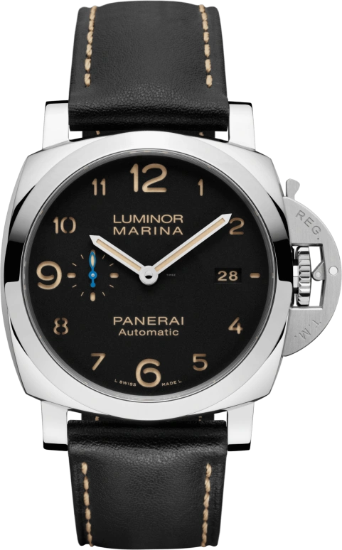 Panerai,Luminor 1950 44mm,44mm,Stainless Steel,Black,Automatic,Date,72hours,PAM01359