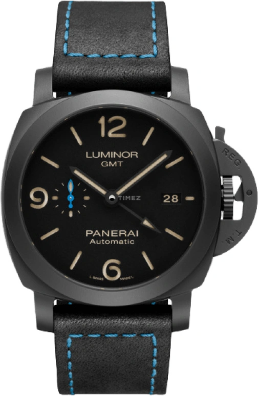 Panerai,Luminor 1950 44mm,44mm,Titanium,Ceramic,Black,Automatic,Date,Power Reserve Indicator,PAM01441,PAM01441.2