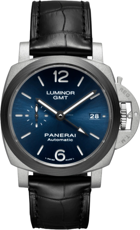 Panerai,Luminor 1950 42mm,42mm,Titanium,Carbotech,Blue,Automatic,Date,72hours,PAM01279