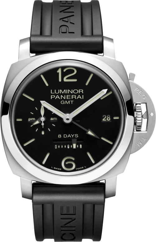 Panerai,Luminor 1950 44mm,44mm,Stainless Steel,Black,Handwound,Date,Power Reserve Indicator,PAM00233,PAM00233.2