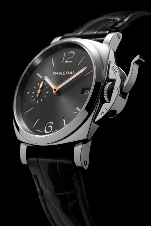 Panerai,Luminor 38mm,38mm,Stainless Steel,Black,Automatic,Day,72hours,PAM01552