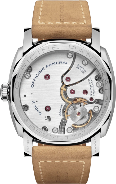 Panerai,Radiomir 47mm,47mm,Stainless Steel,Cream,Handwound,72hours,In-house Caliber,PAM00791