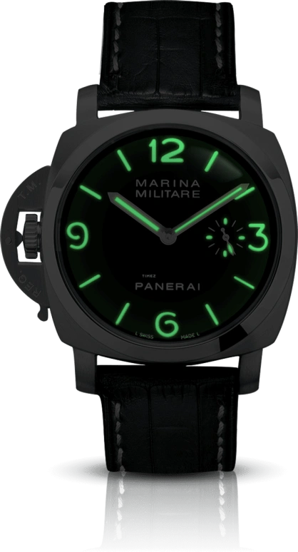 Panerai,Luminor 1950 47mm,47mm,Stainless Steel,Black,Handwound,56hours,In-house Caliber,PAM00217