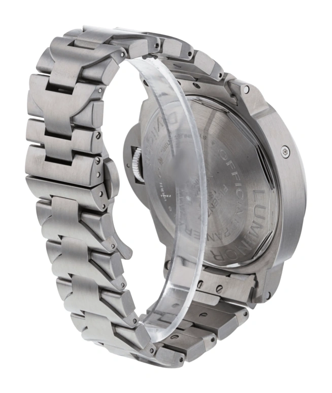 Panerai,Luminor 44mm,44mm,Stainless Steel,Black,Automatic,Chronograph,Day,PAM00236