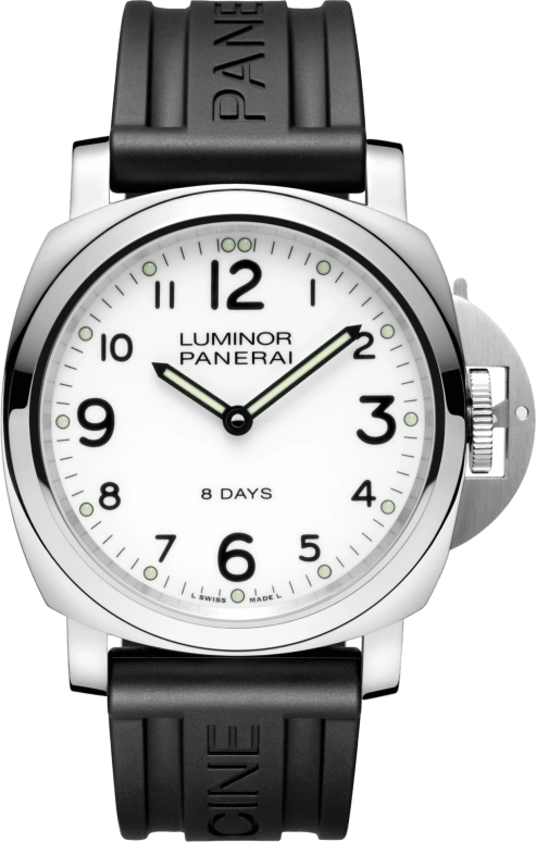 Panerai,Luminor 44mm,44mm,Stainless Steel,White,Handwound,192hours,In-house Caliber,PAM00561