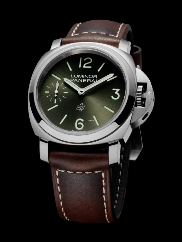 Panerai,Luminor 44mm,44mm,Stainless Steel,Green,Handwound,72hours,In-house Caliber,PAM01624