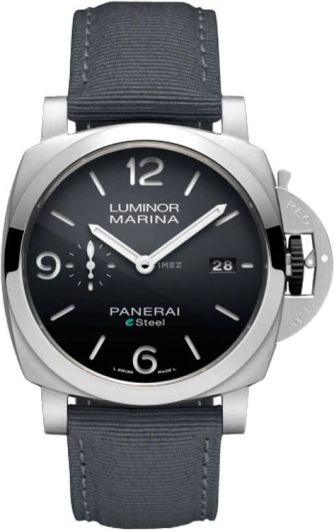 Panerai,Luminor 1950 44mm,44mm,Stainless Steel,Grey,Automatic,Date,72hours,PAM01358