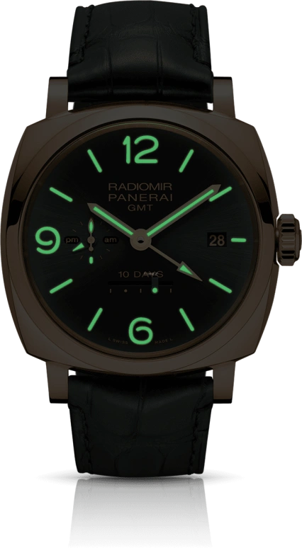 Panerai,Radiomir 1940 47mm,47mm,Red Gold,Black,Automatic,Date,Power Reserve Indicator,PAM00625