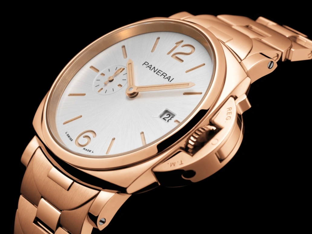 Panerai,Luminor Due 42mm,42mm,Goldtech,White,Automatic,Day,72hours,PAM01494