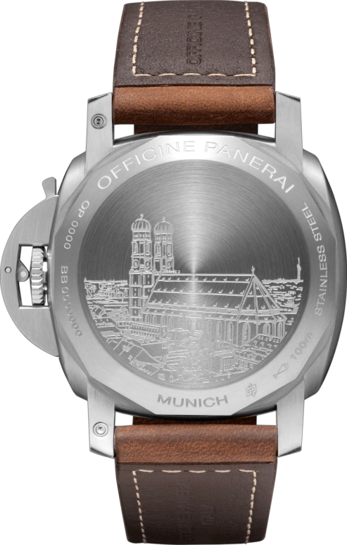 Panerai,Luminor 1950 44mm,44mm,Stainless Steel,Black,Automatic,Day,Power Reserve Indicator,Dule Time,Day / Night Indication,240hours,In-house Caliber,PAM00435