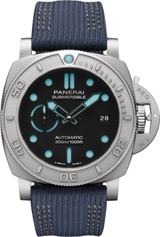 Panerai,Submersible 47mm,47mm,Titanium,Black,Automatic,Date,72hours,PAM00985