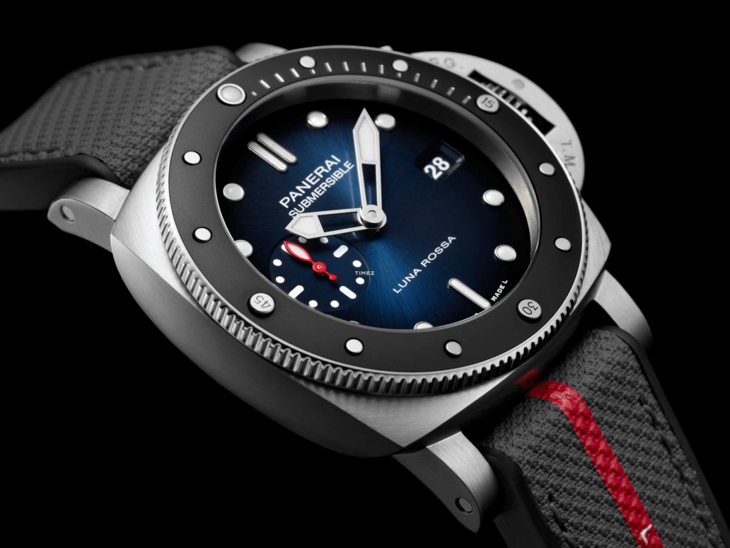 Panerai,Submersible 42mm,42mm,Stainless Steel,Blue,Black,Automatic,Day,72hours,PAM01565