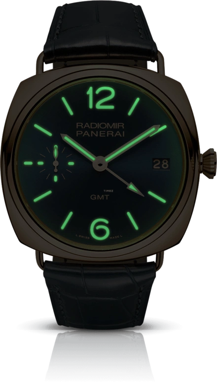 Panerai,Radiomir 47mm,47mm,Red Gold,Blue,Handwound,Day,Power Reserve Indicator,Dule Time,PAM00598
