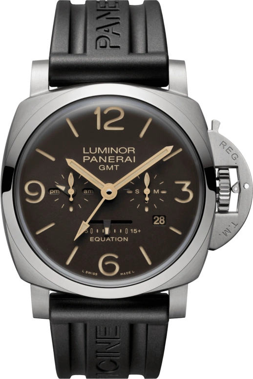 Panerai,Luminor 1950 47mm,47mm,Titanium,Brown,Handwound,Month,Date,Power Reserve Indicator,Equation of Time,192hours,In-house Caliber,PAM00656