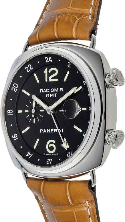 Panerai,Radiomir 45mm,45mm,Stainless Steel,Black,Automatic,Day,Dule Time,PAM00242