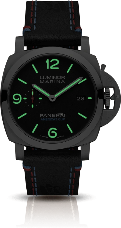 Panerai,Luminor 1950 44mm,44mm,Stainless Steel,Black,Automatic,Date,72hours,PAM00727