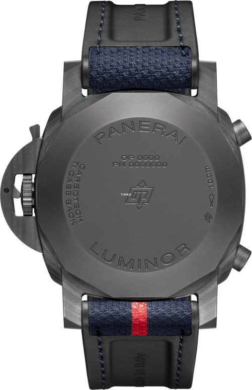 Panerai,Luminor 44mm,44mm,Carbotech,Blue,Automatic,Chronograph,42hours,PAM01519