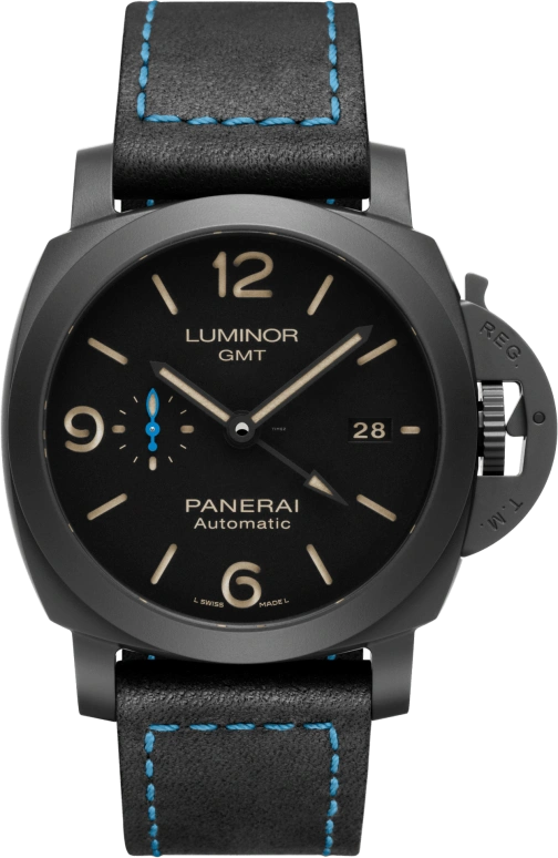 Panerai,Luminor 1950 44mm,44mm,Titanium,Ceramic,Black,Automatic,Date,Power Reserve Indicator,PAM01441,PAM01441.2