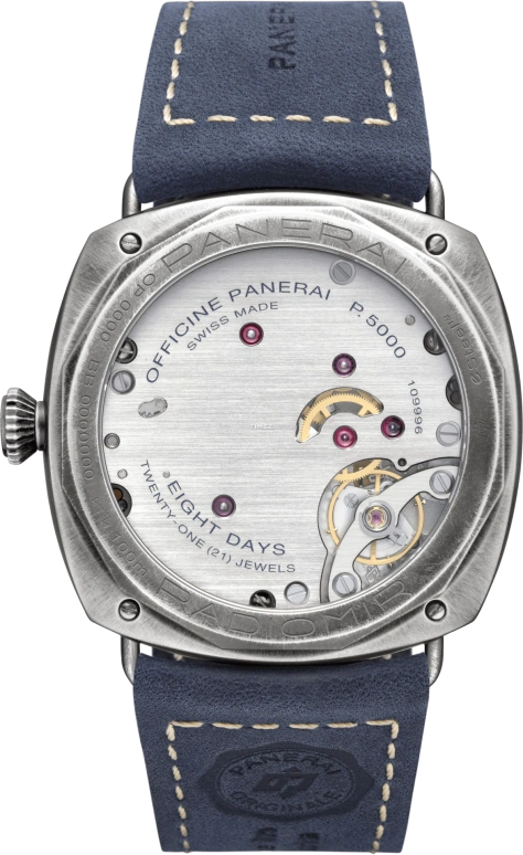 Panerai,Radiomir 45mm,45mm,eSteel™,Gradient,Luminous,Blue,Handwound,192hours,In-house Caliber,PAM01348